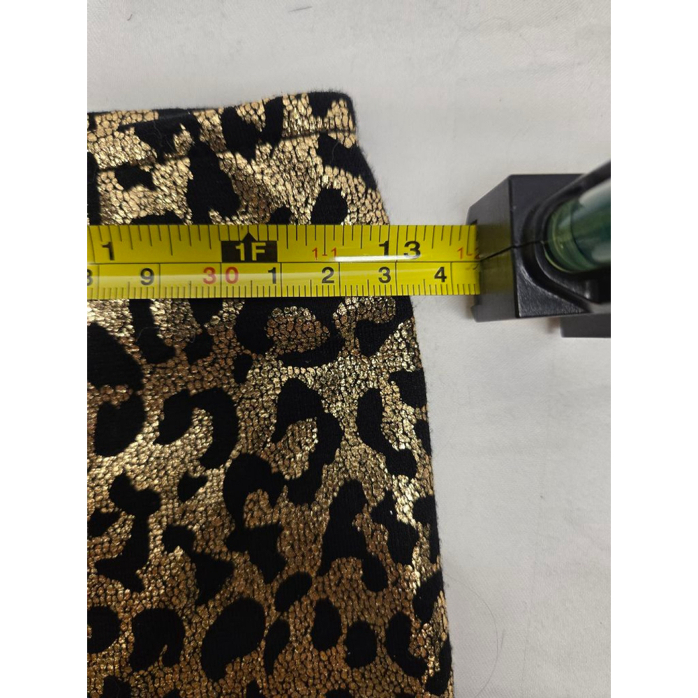 Women's Charlotte Russe Gold Black Leopard Print Shorts S - Picture 3 of 5